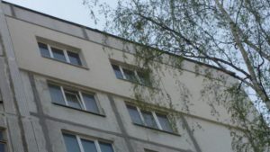 Утепление промерзающих участков наружных стен жилых домов по ул. П.Глебки, д. 98