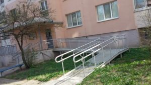 Устройство пандуса по адресу: г. Минск, ул. Жудро, 69