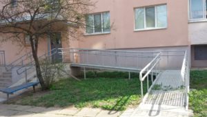 Устройство пандуса по адресу: г. Минск, ул. Жудро, 69