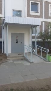 Реконструкция входной группы с устройством пандуса жилого дома по адресу: г. Минск, ул. Панченко, 40, подъезд 2